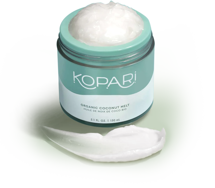 a jar of Kopari Organic Coconut Melt